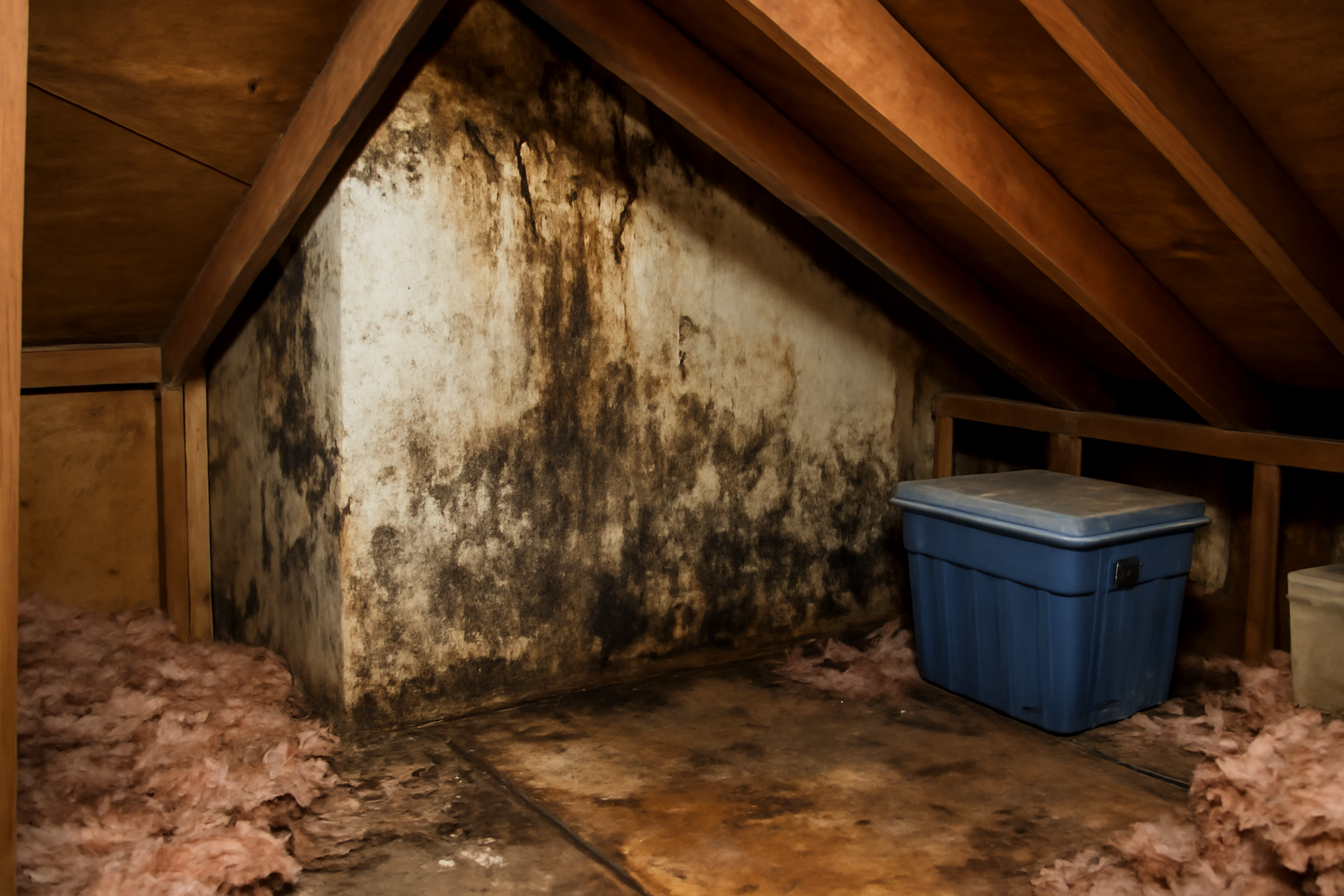 Attic Water Extraction in Melbourne, IA
