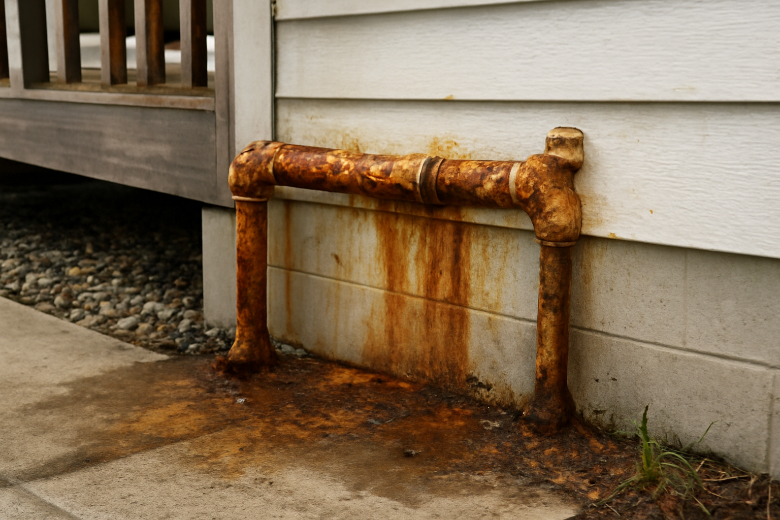 Corroded Pipe Water Removal in Toledo, IA