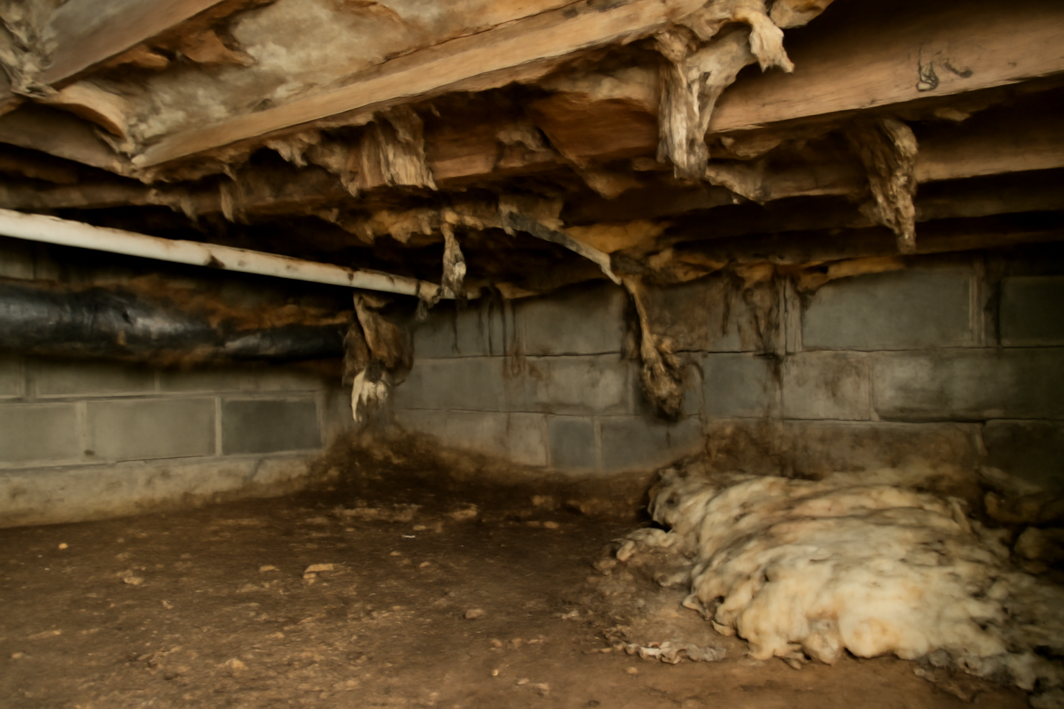 Crawl Space Water Damage Repair in Runnells, IA