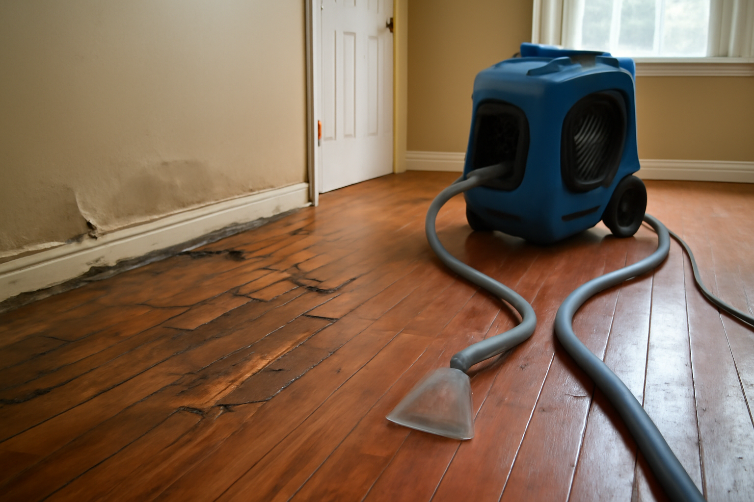 Hardwood Floor Water Extraction in Tama, IA