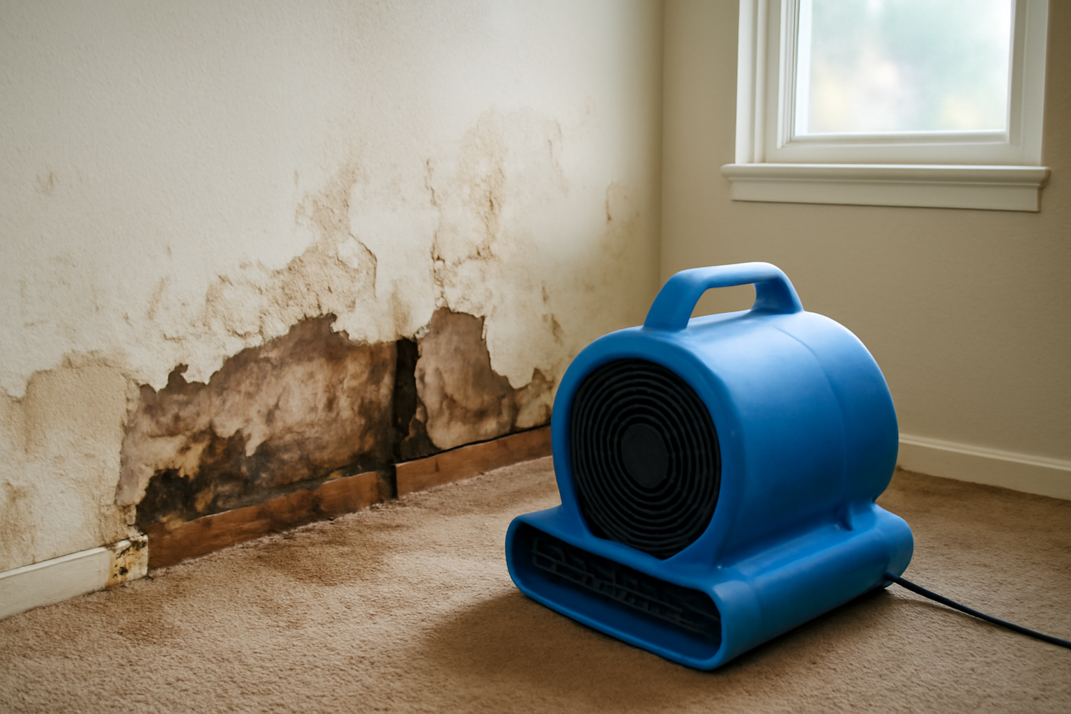 High-Velocity Air Mover Drying in Pleasant Hill, IA