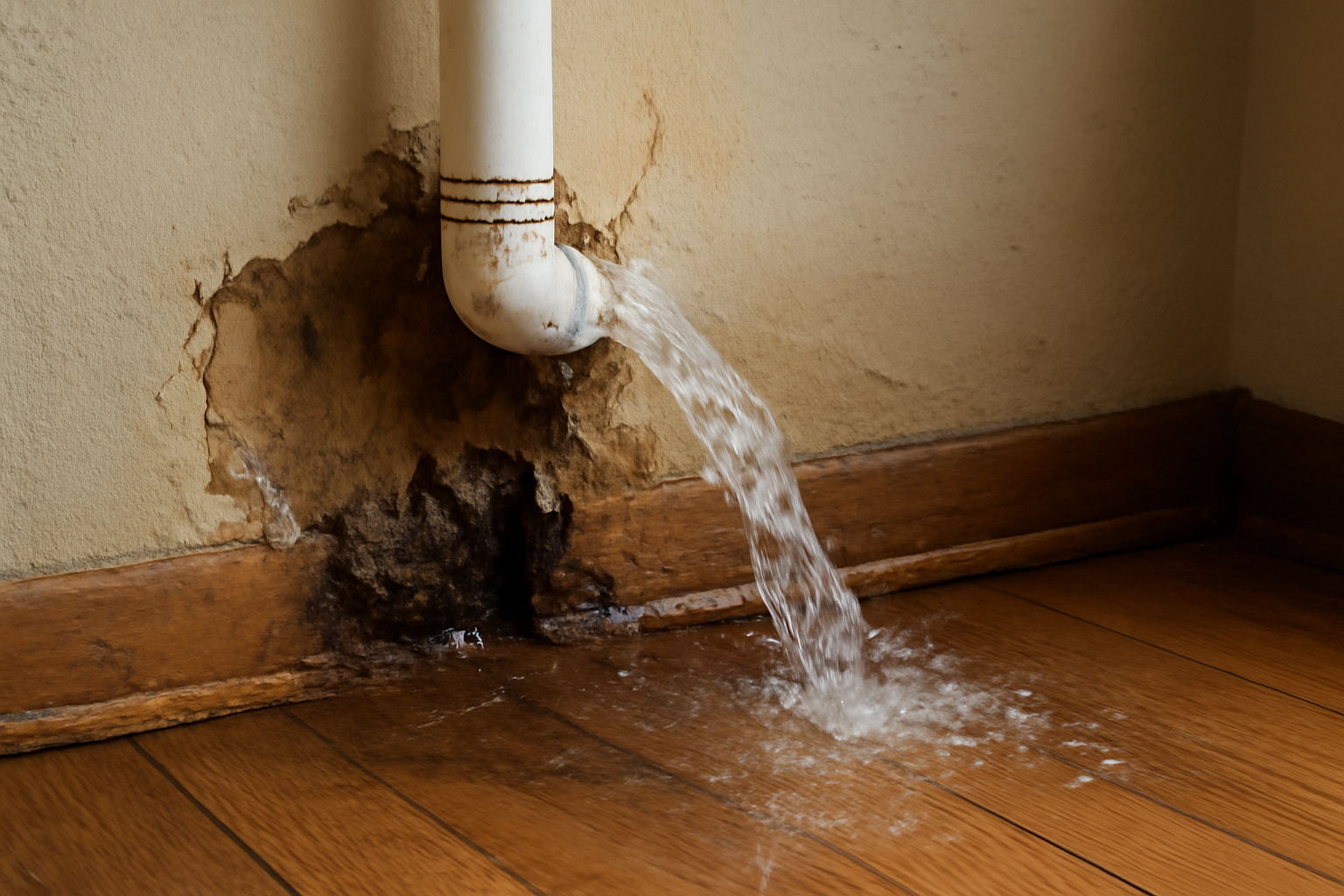 Leaking Pipe Water Removal in Mitchellville, IA