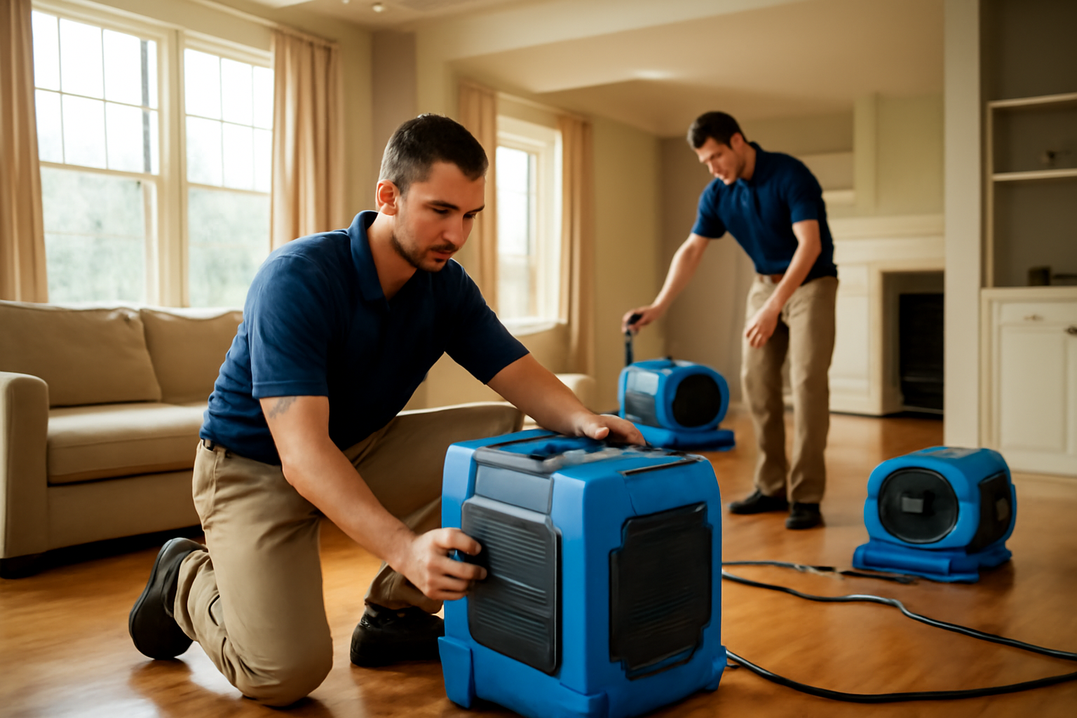 Water damage restoration service