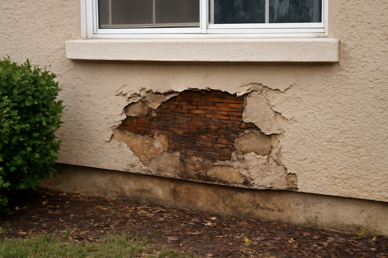 Stucco Water Damage Repair in Union, IA