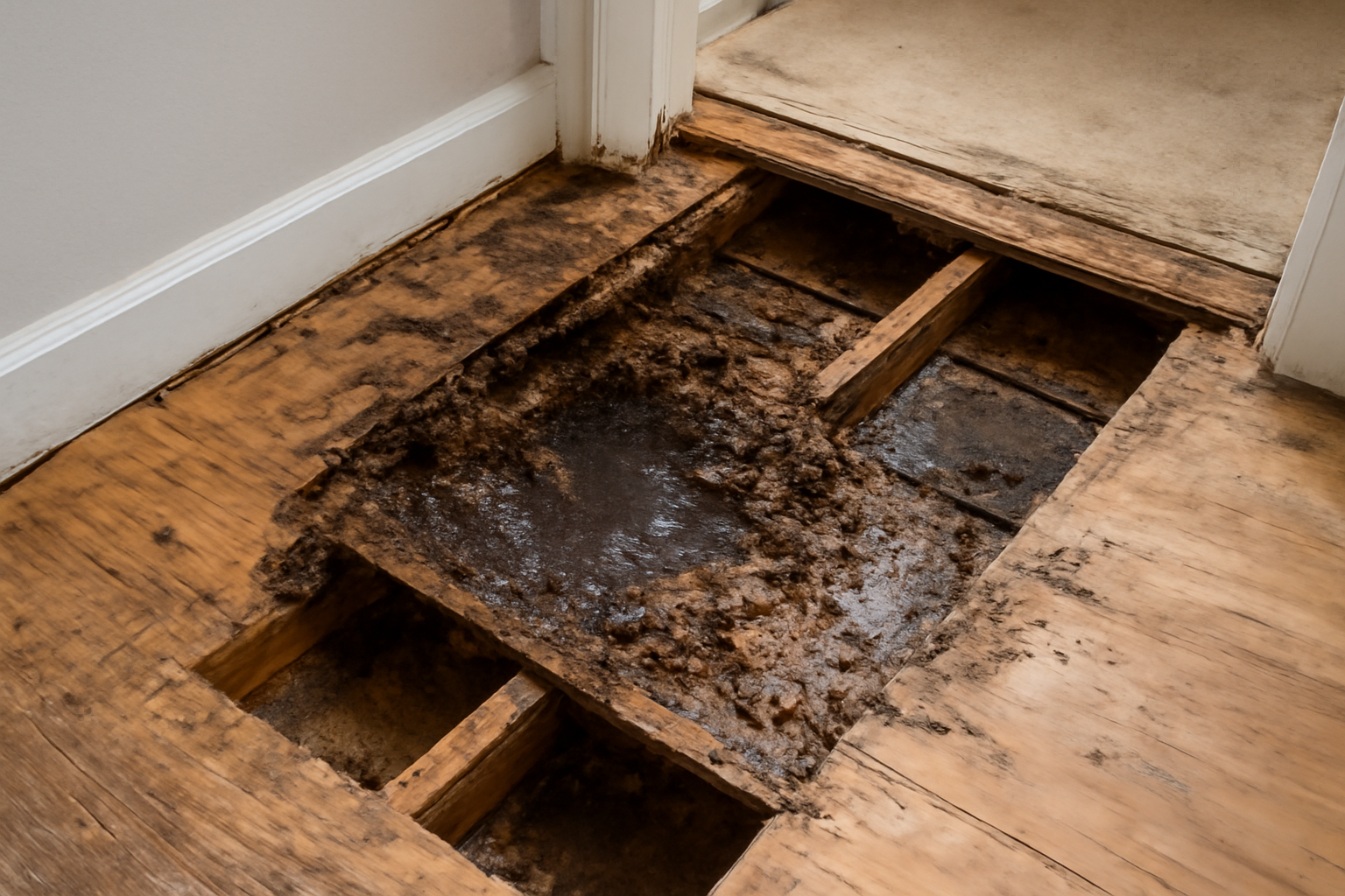 Subfloor Water Damage Repair in Wellsburg, IA