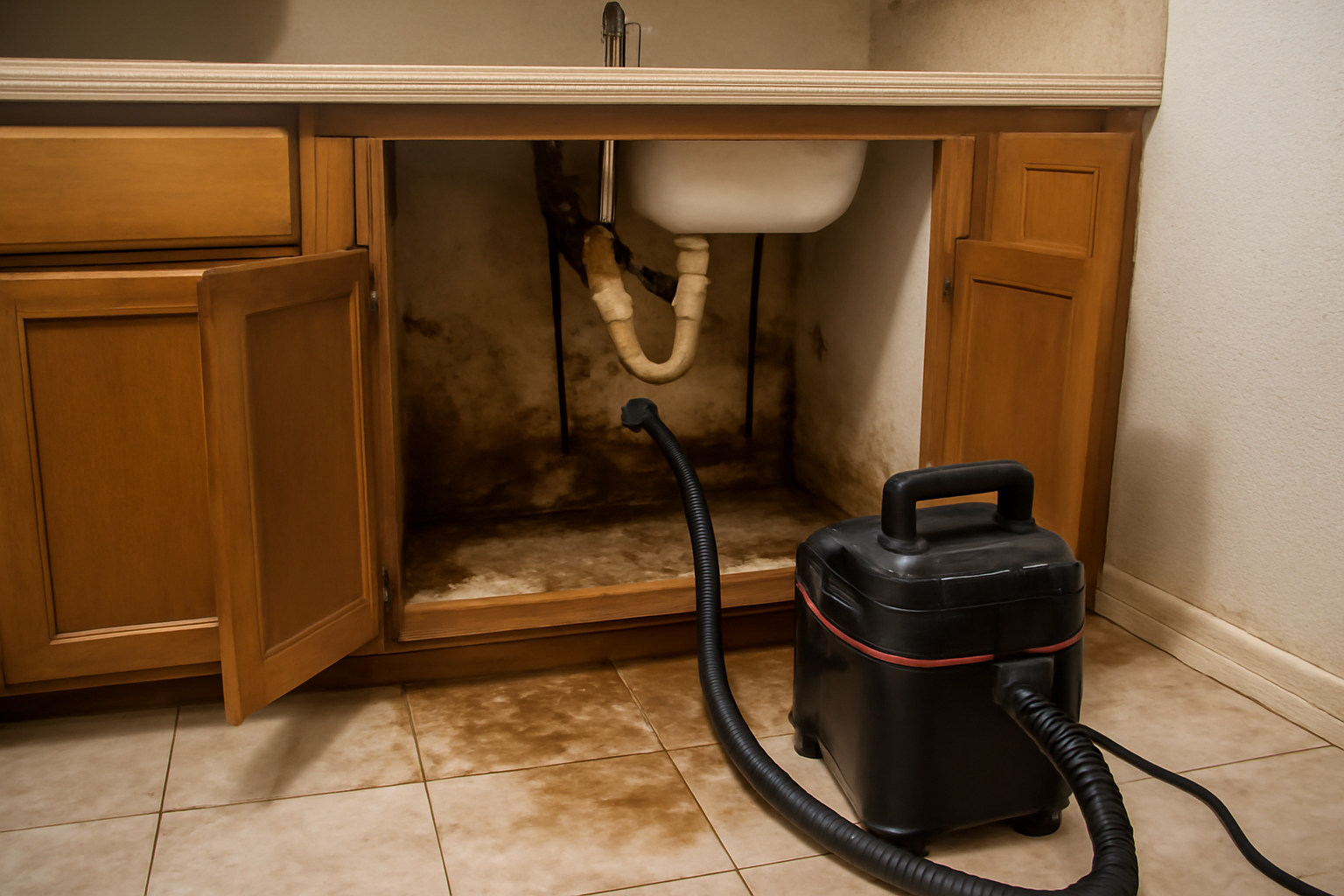 Under Sink Water Extraction in Urbandale, IA